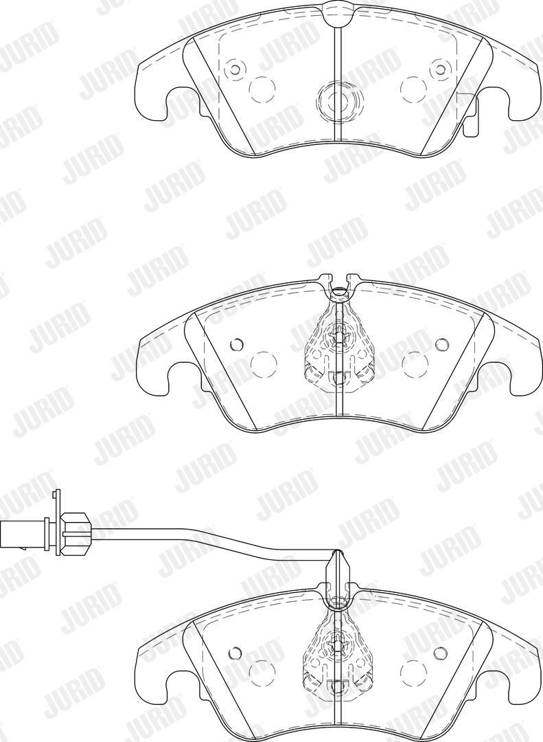 Колодки Jurid/Bendix 573247JC цена, от 82.98 USD