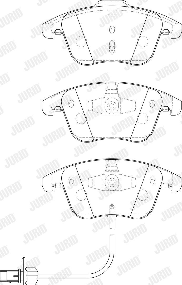 Колодки Jurid/Bendix 573258J цена, от 42.15 USD