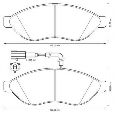 Колодки Jurid/Bendix 573260J цена, от 38.96 USD