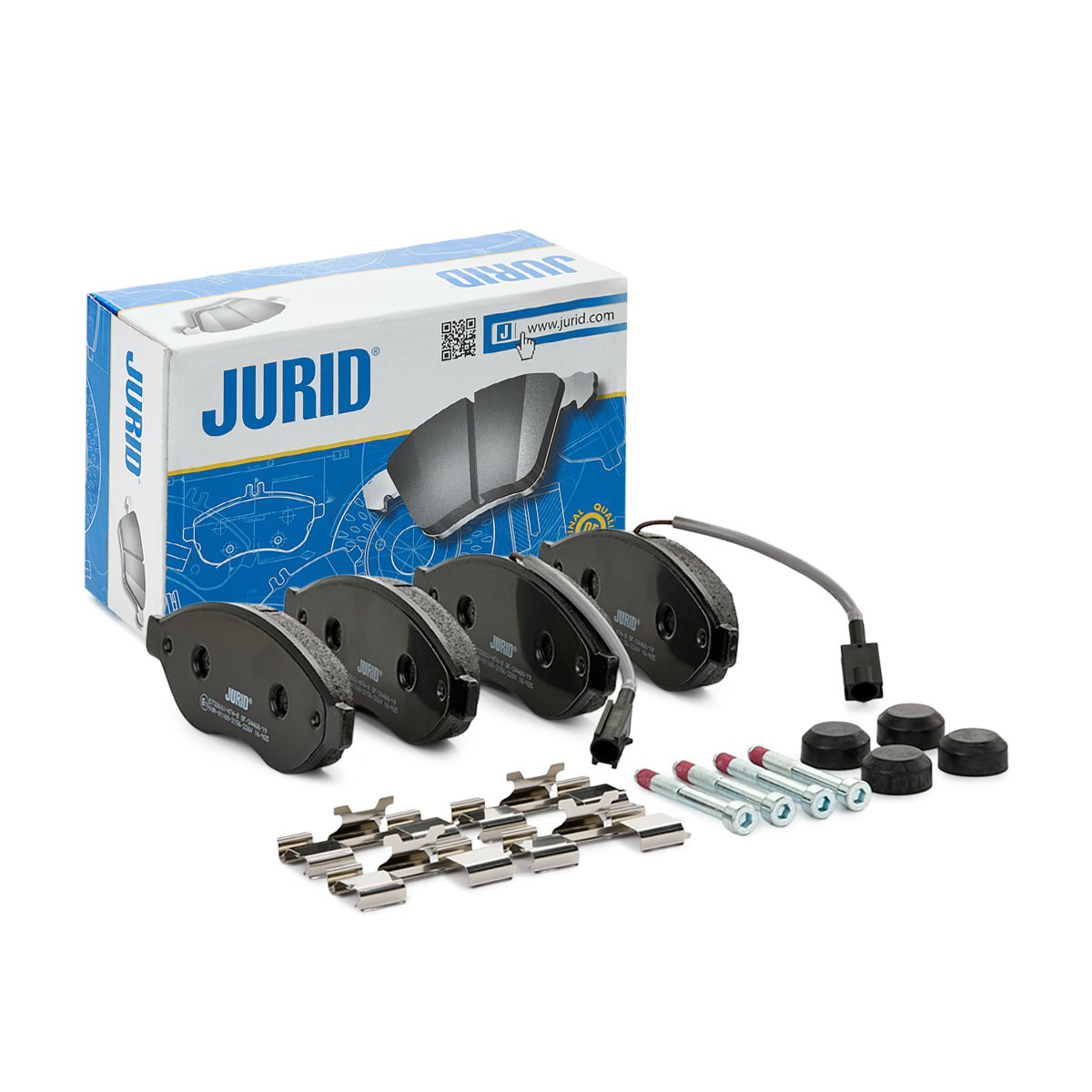 Передние тормозные колодки 573260J Jurid/Bendix
