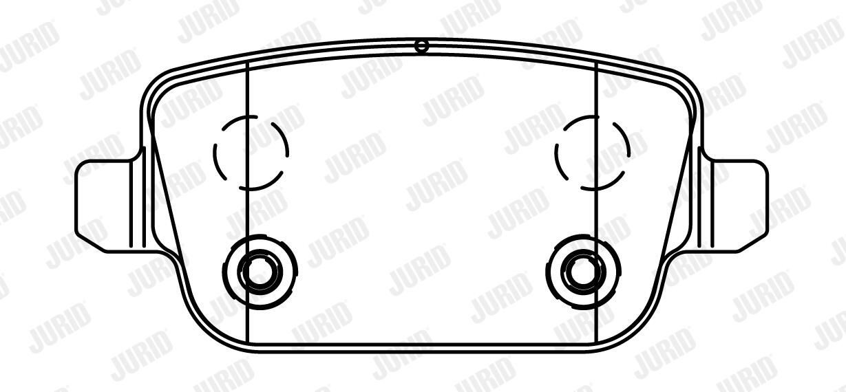 Колодки дисковые  Jurid/Bendix 573263J цена, от 27.83 USD