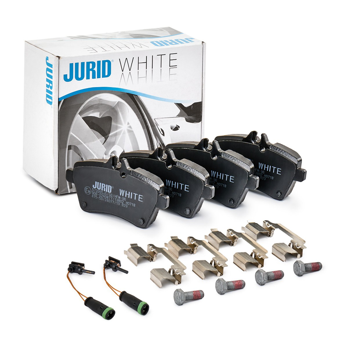 Передние тормозные колодки 573265J Jurid/Bendix