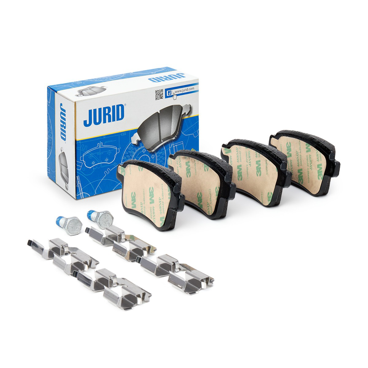 Купить 573272J Jurid/Bendix Колодки тормозные задние, дисковые