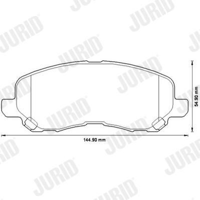 Колодки Jurid/Bendix 573278J цена, от 30.16 USD