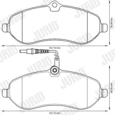 Колодки Jurid/Bendix 573280J цена, от 38.62 USD