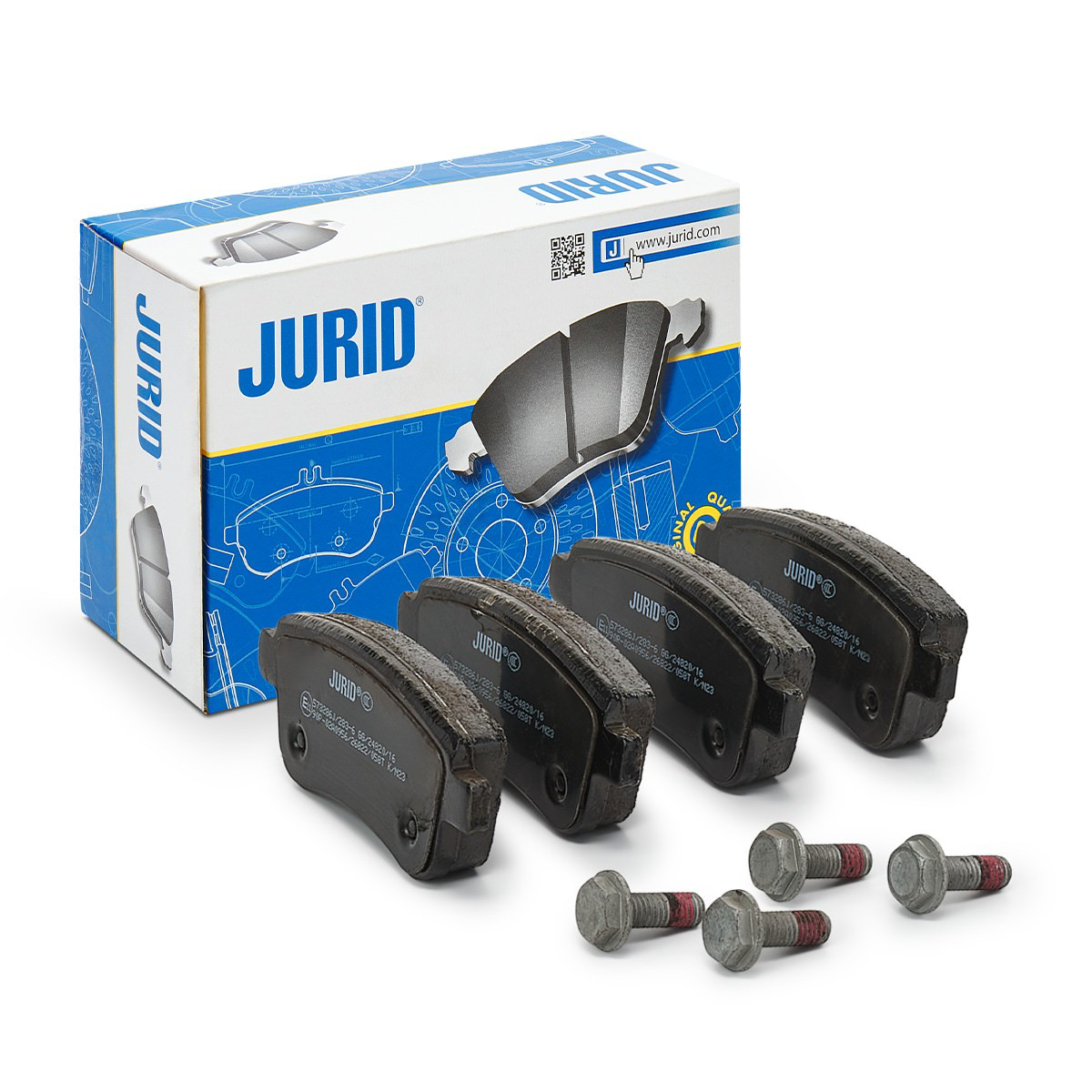 Купить 573286J Jurid/Bendix Колодки тормозные задние, дисковые
