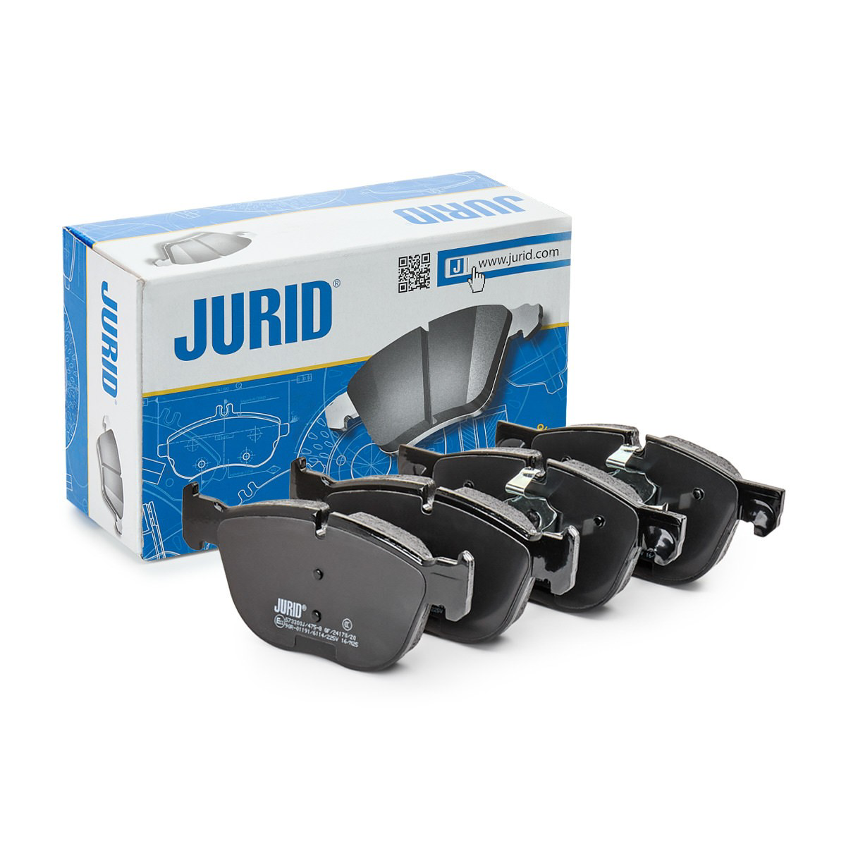 Передние тормозные колодки 573300J Jurid/Bendix