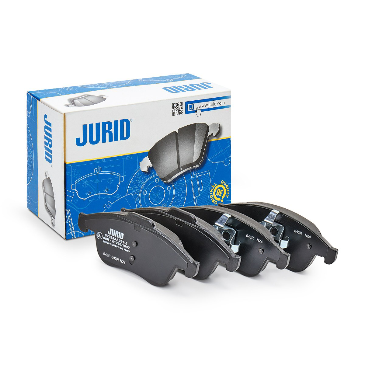 573304J Jurid/Bendix Колодки передние