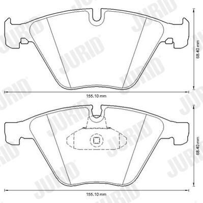 Колодки Jurid/Bendix 573305J цена, от 51.14 USD
