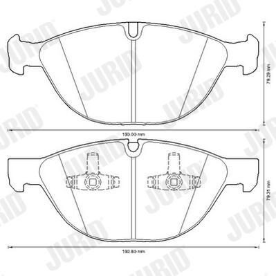 Колодки Jurid/Bendix 573317J цена, от 67.93 USD