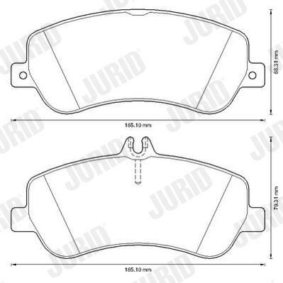 Колодки Jurid/Bendix 573321J цена, от 44.28 USD
