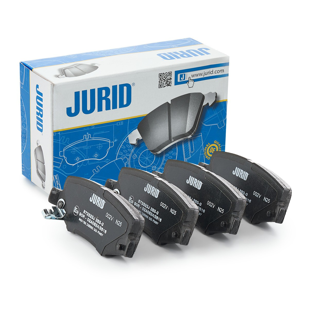 Колодки дисковые  Jurid/Bendix 573323J цена, от 34.02 USD