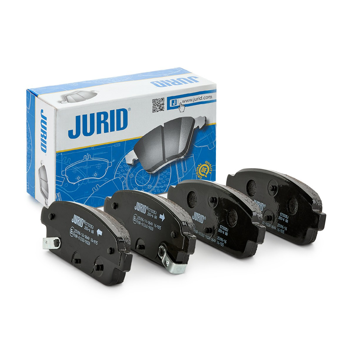 573335J Jurid/Bendix Колодки тормозные дисковые комплект