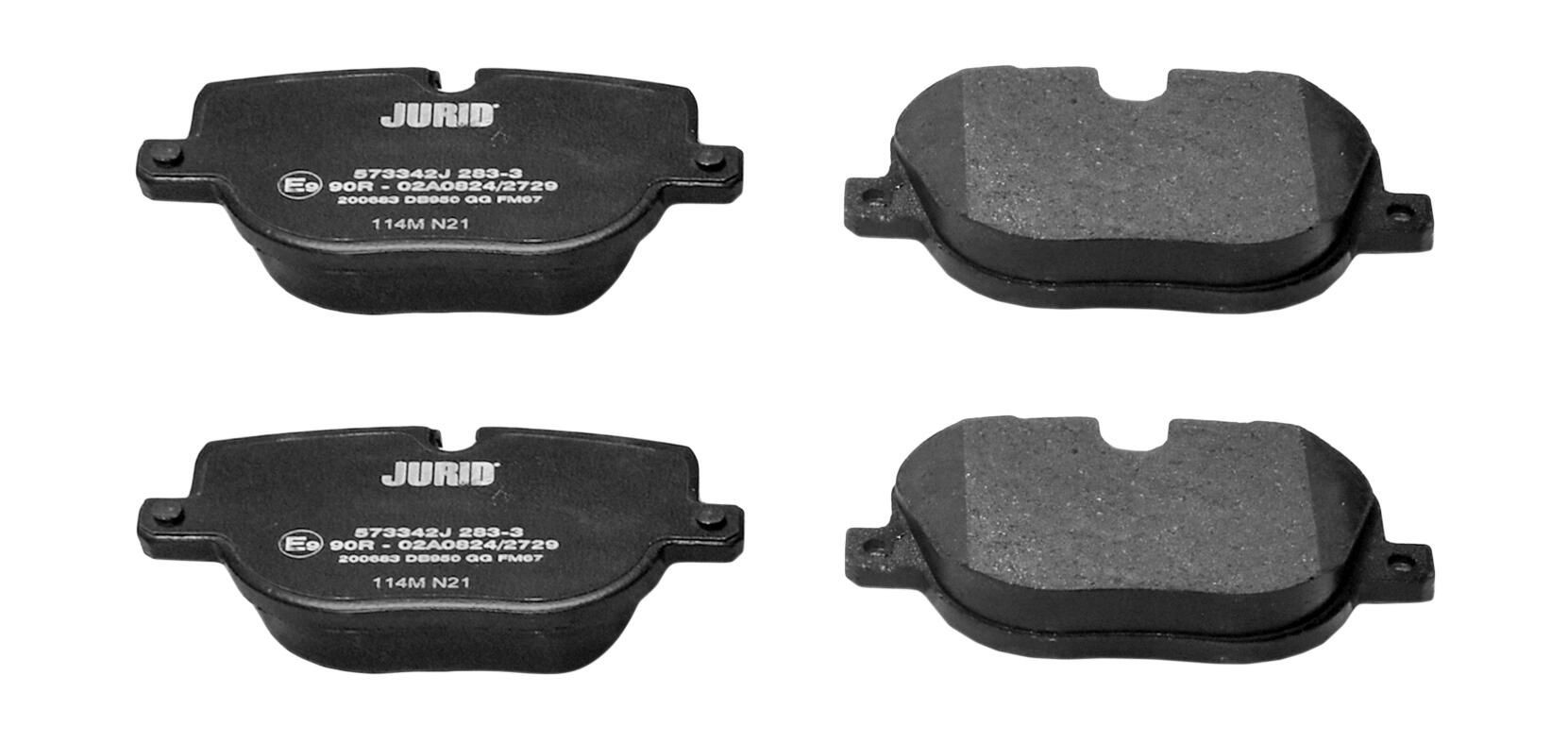 Колодки дисковые  Jurid/Bendix 573342J цена, от 45.18 USD