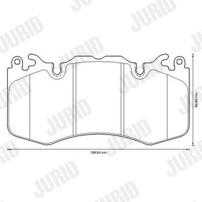 Колодки Jurid/Bendix 573343J цена, от 60.21 USD