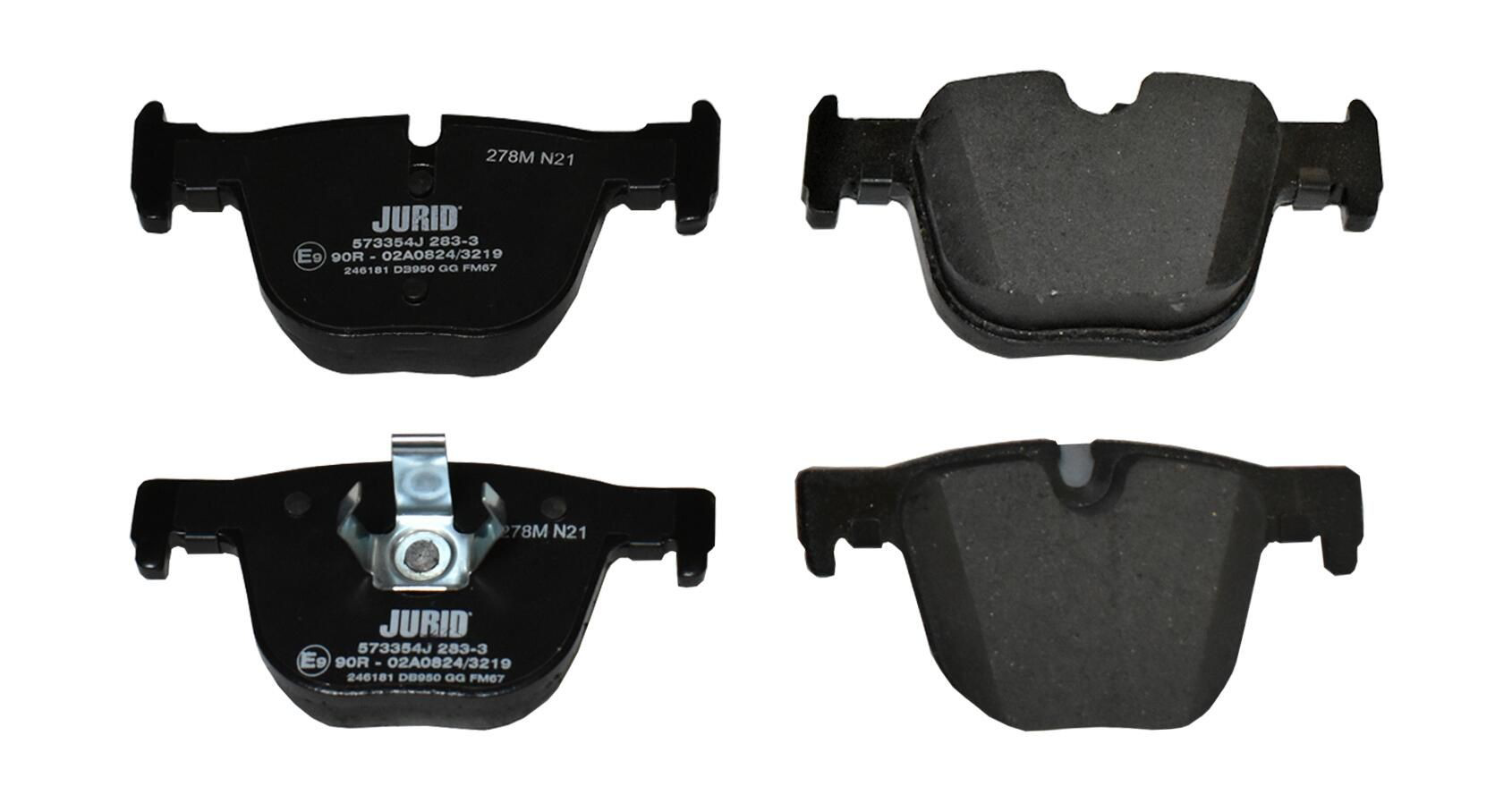 573354J Jurid/Bendix Колодки тормозные дисковые комплект