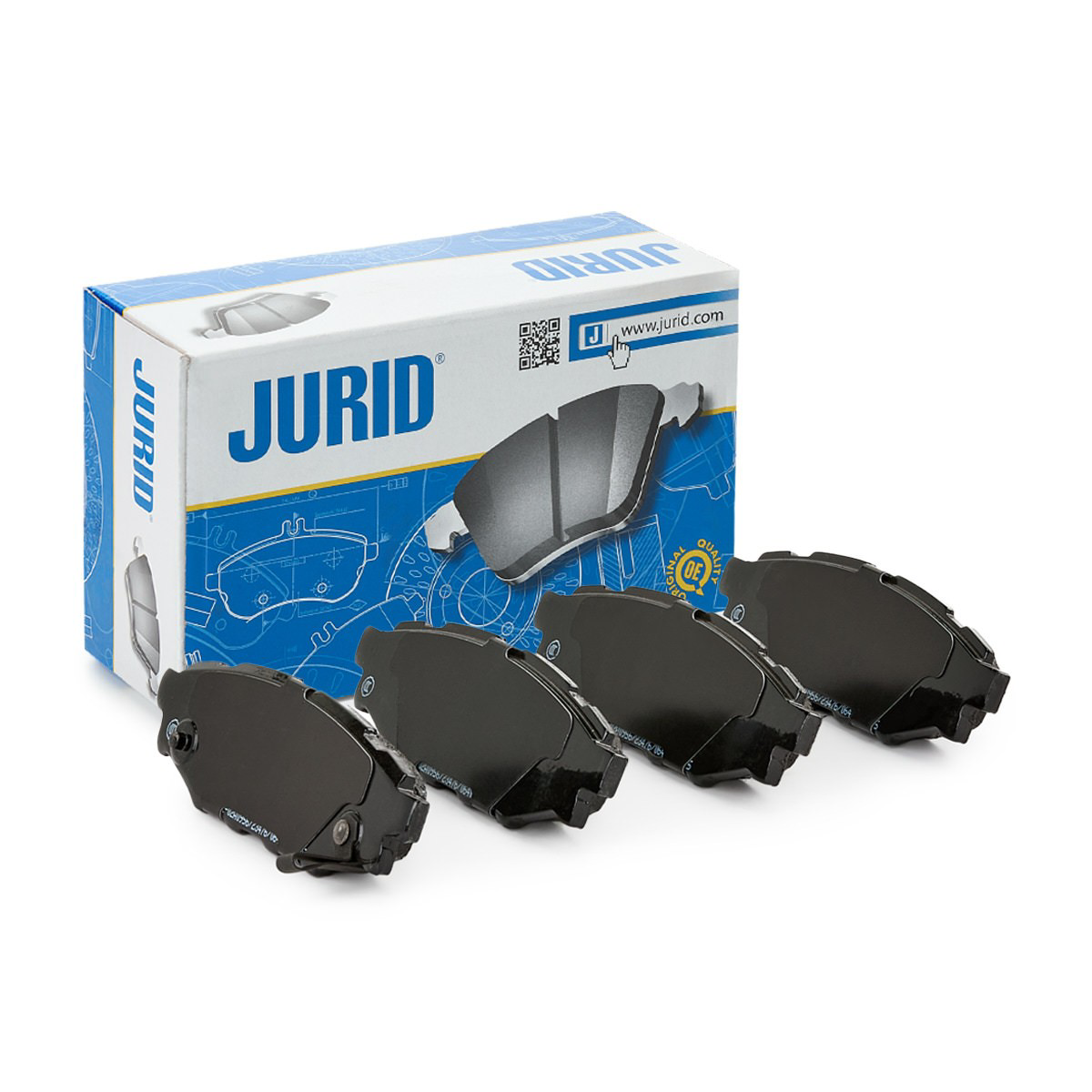 Купить 573380J Jurid/Bendix Колодки тормозные задние, дисковые
