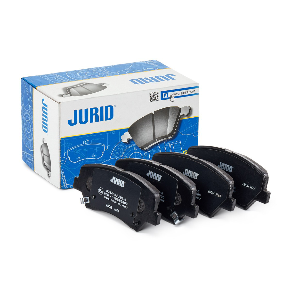 573406J Jurid/Bendix Колодки передние