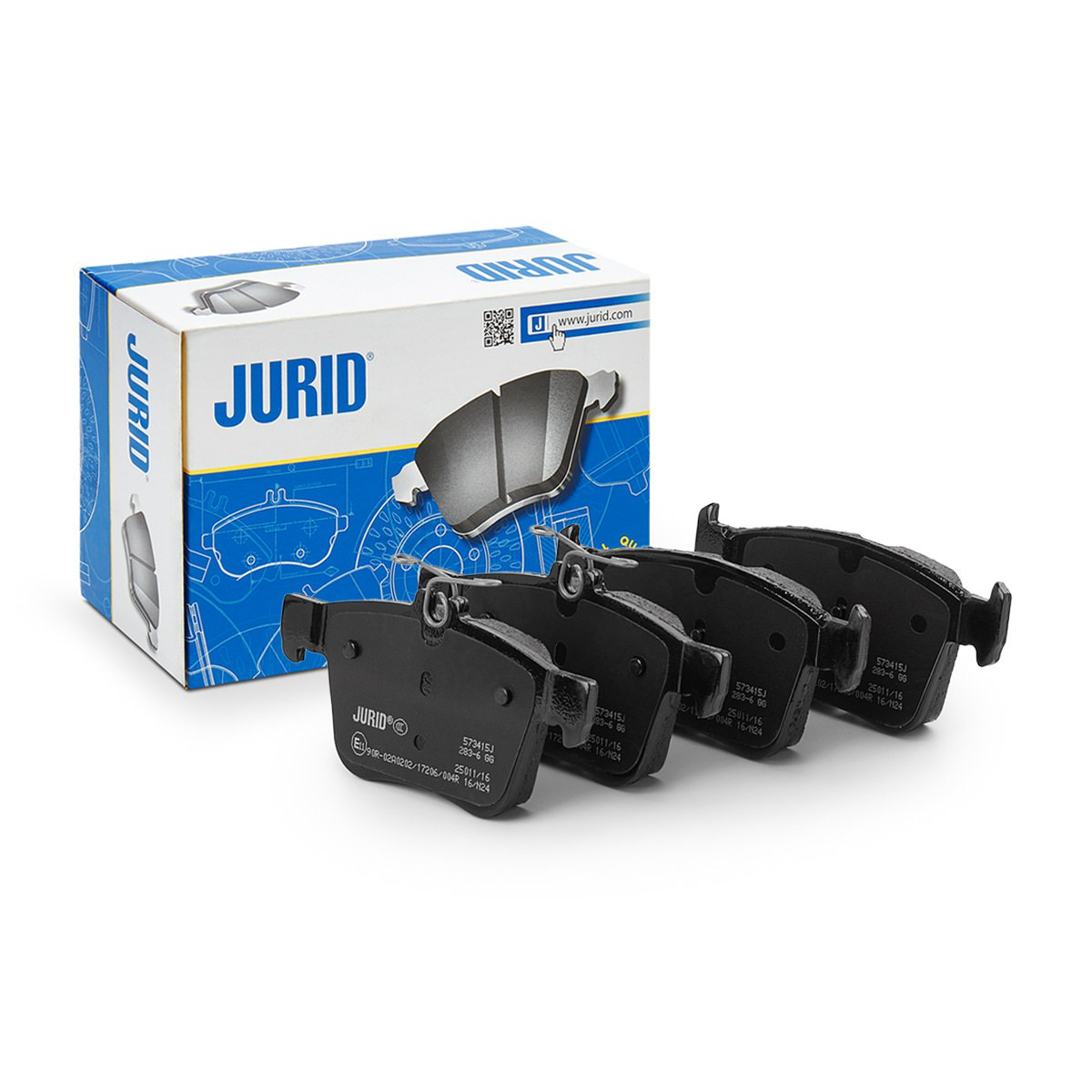 Купить 573415J Jurid/Bendix Колодки тормозные задние, дисковые