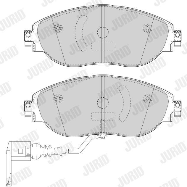 Колодки Jurid/Bendix 573418J цена, от 46.76 USD