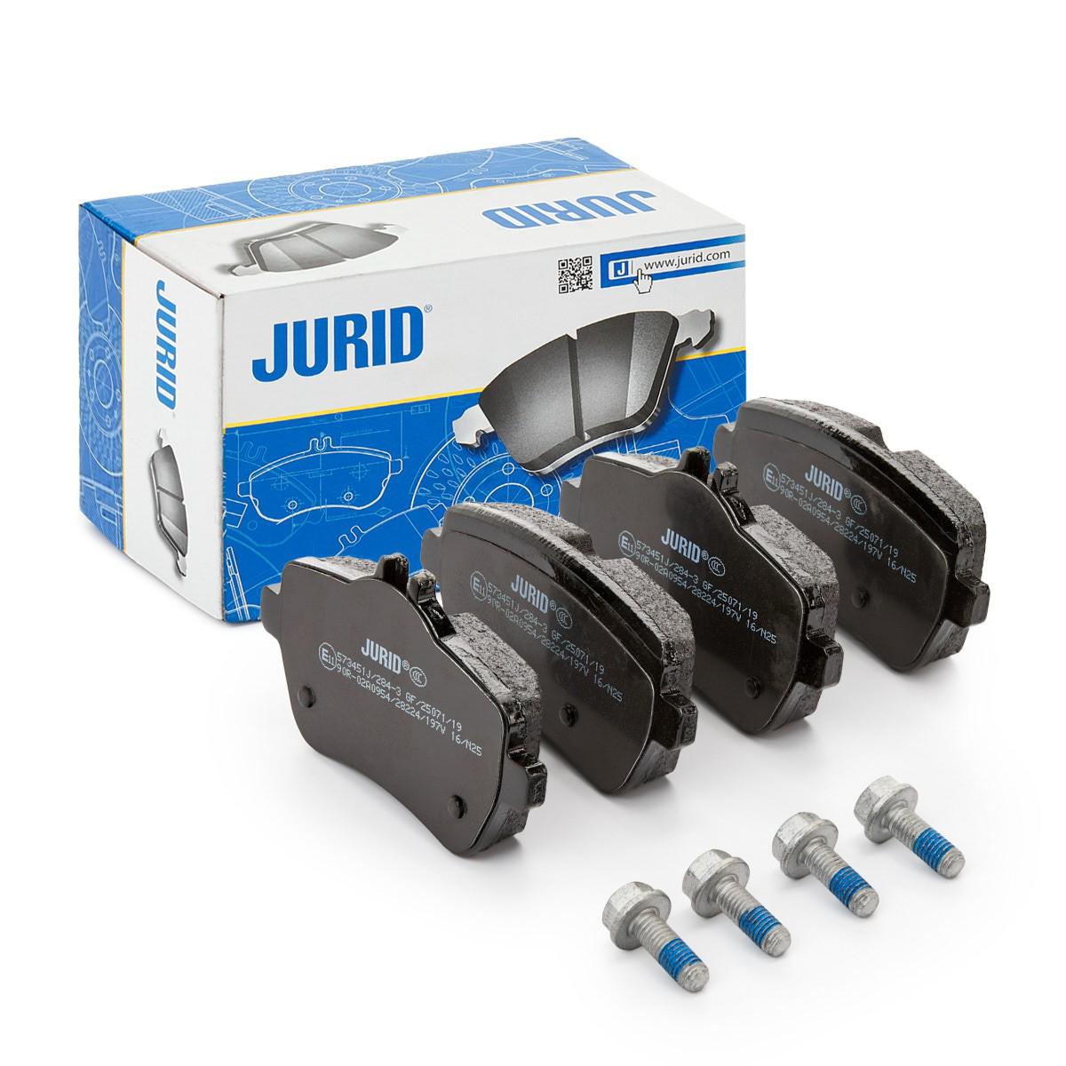 Колодки дисковые  Jurid/Bendix 573451J цена, от 44.11 USD