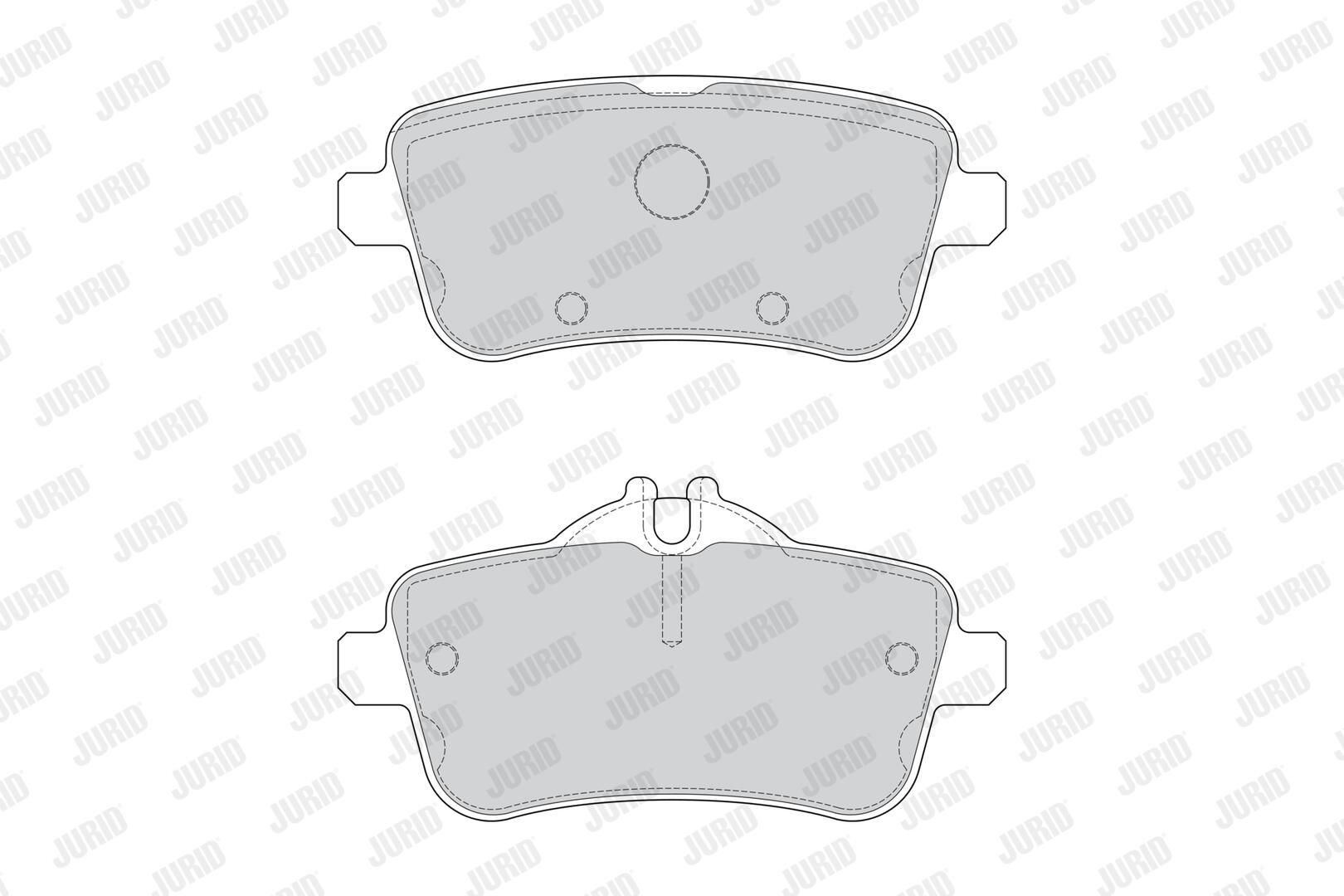 573458J Jurid/Bendix Колодки тормозные дисковые комплект
