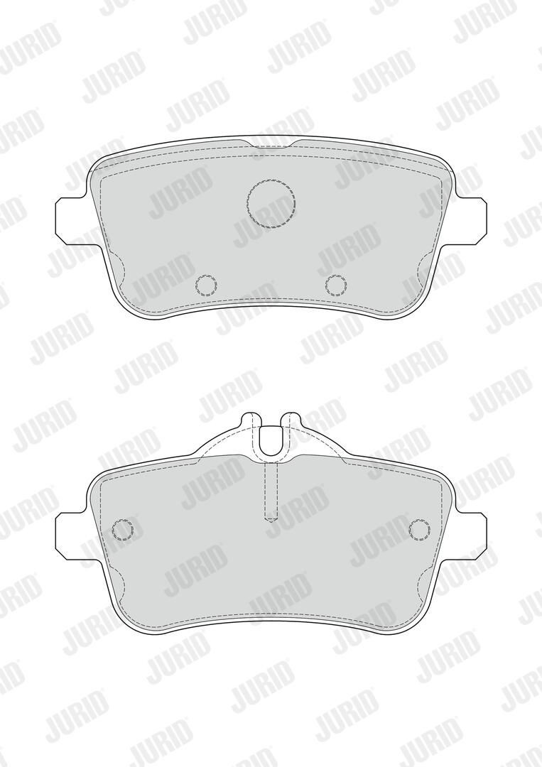 Колодки дисковые  Jurid/Bendix 573458J цена, от 39.58 USD