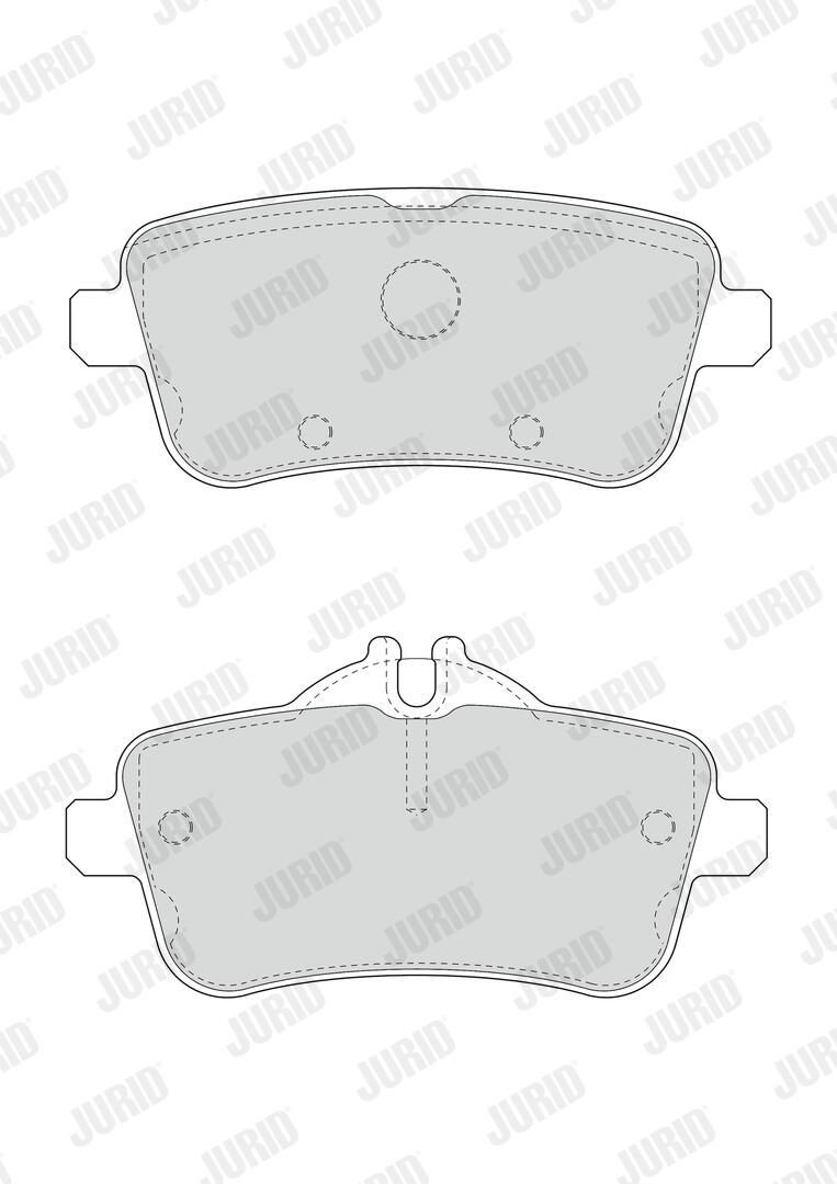 Колодки дисковые  Jurid/Bendix 573465J цена, от 39.98 USD
