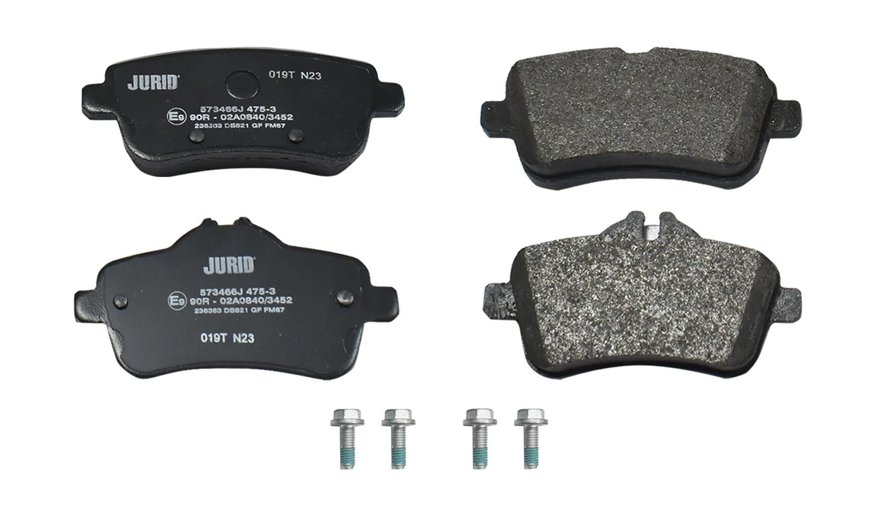 573466J Jurid/Bendix Колодки тормозные дисковые комплект