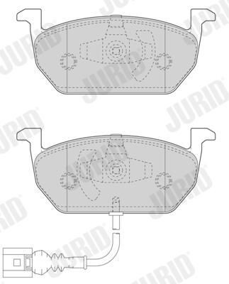Колодки Jurid/Bendix 573606J цена, от 34.61 USD