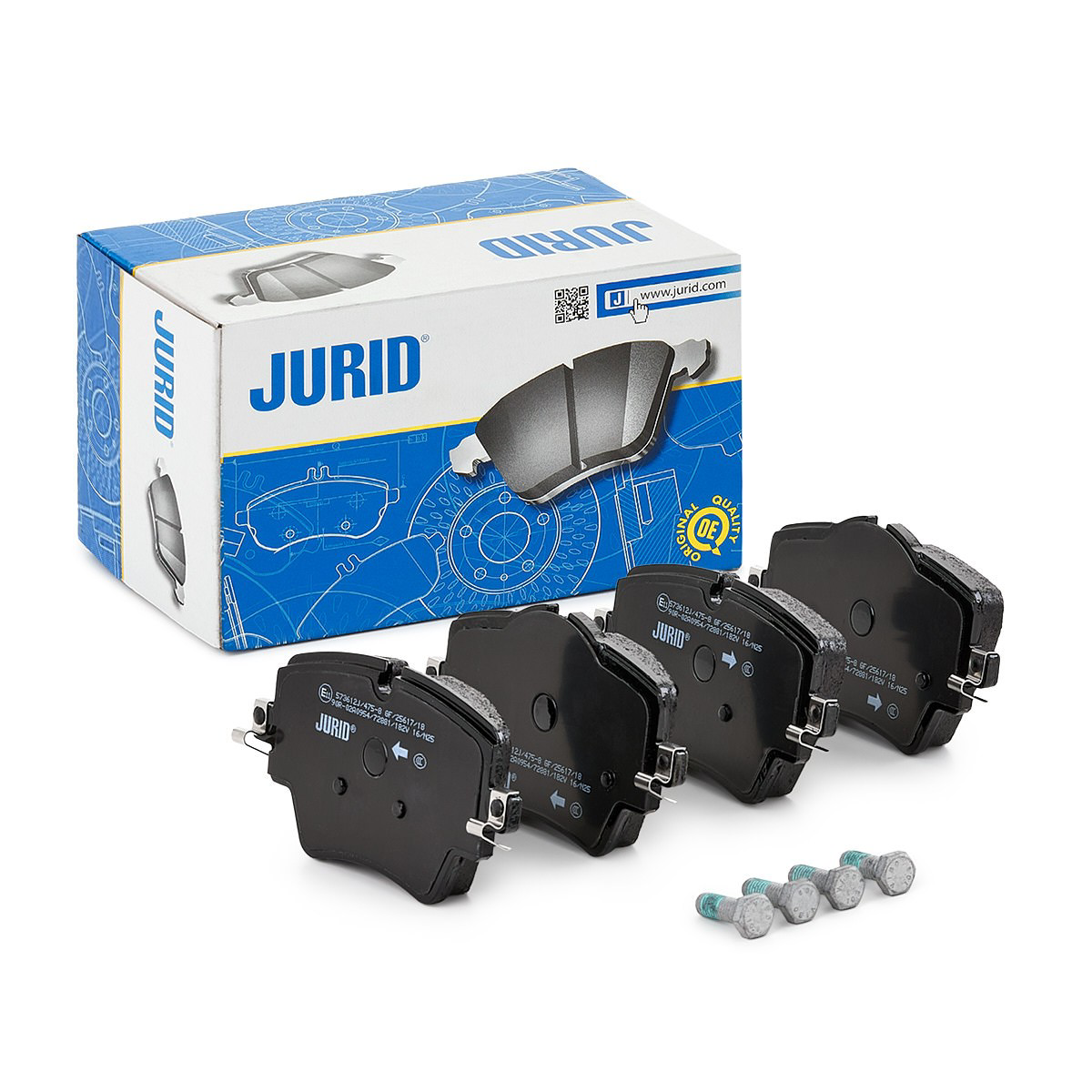 Купить 573612J Jurid/Bendix Колодки тормозные