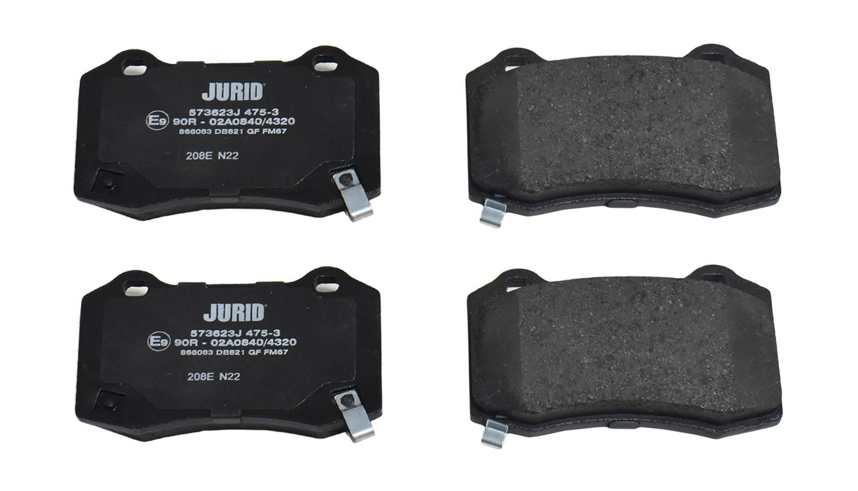 573623J Jurid/Bendix Колодки тормозные дисковые комплект
