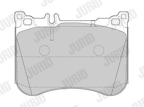 573625J Jurid/Bendix Колодки передние