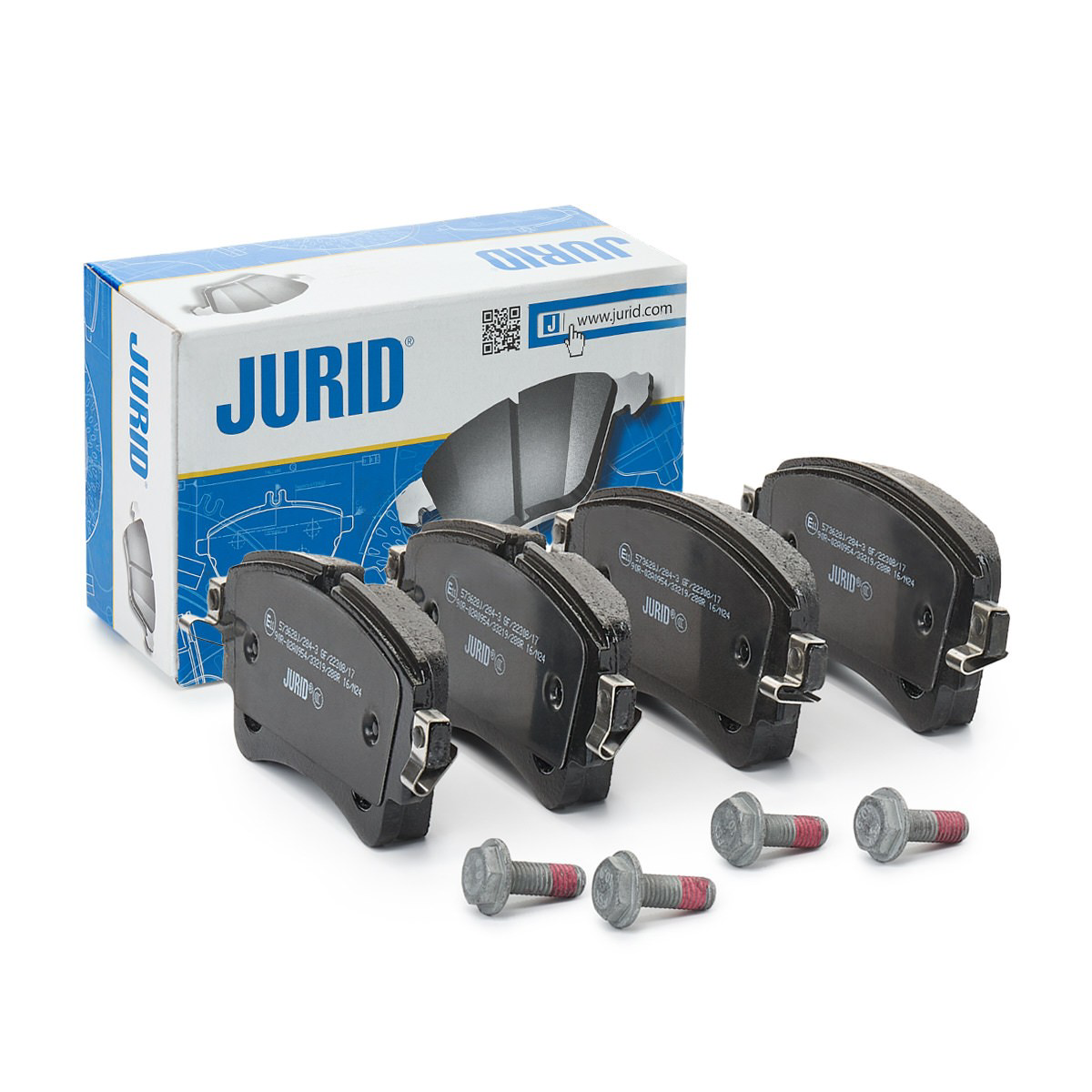 Купить 573628J Jurid/Bendix Колодки тормозные задние, дисковые