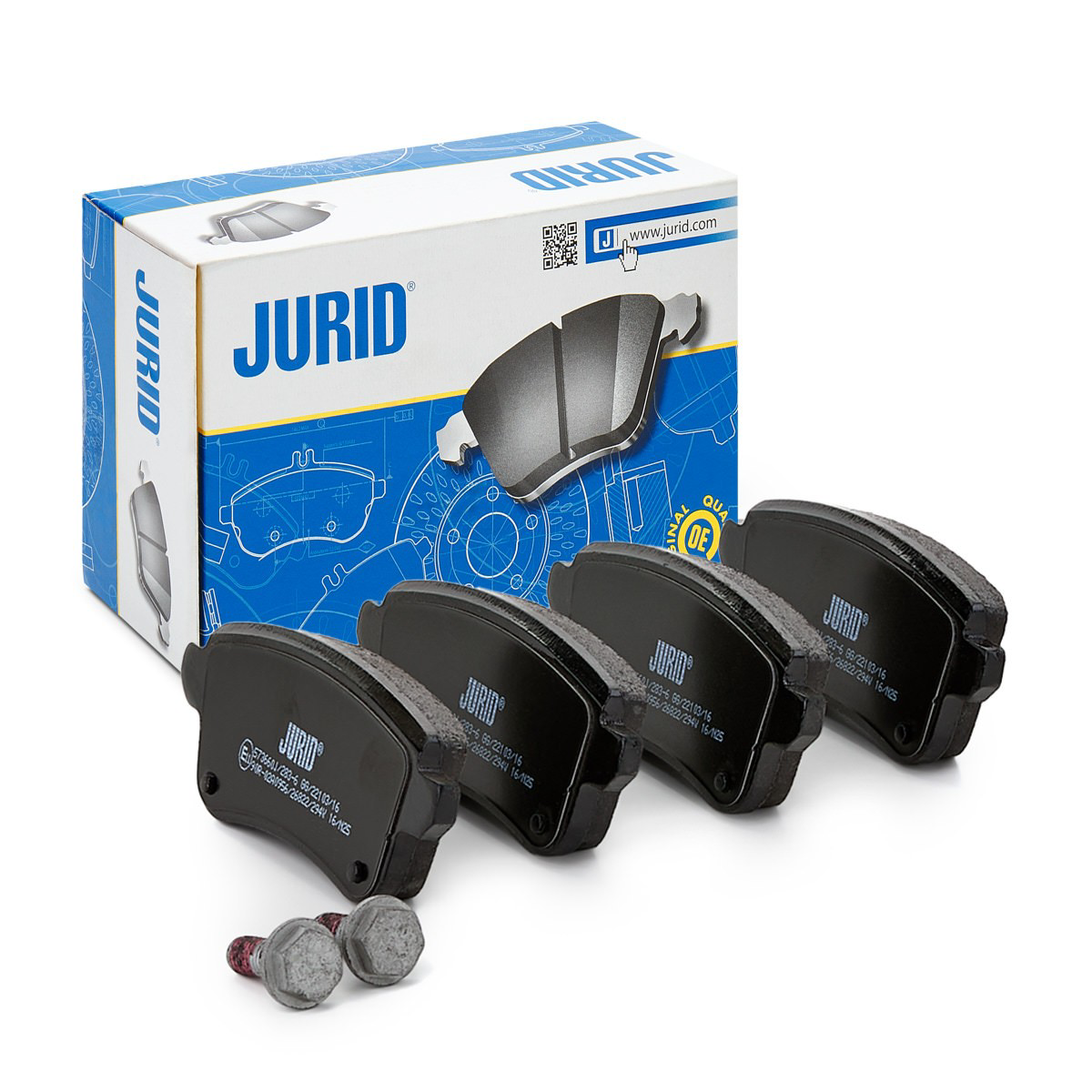 Купить 573660J Jurid/Bendix Колодки тормозные задние, дисковые