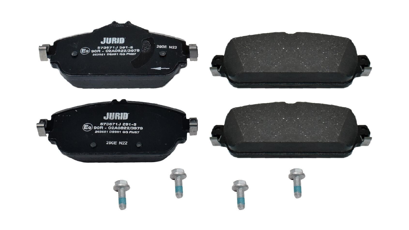 573671J Jurid/Bendix Колодки передние