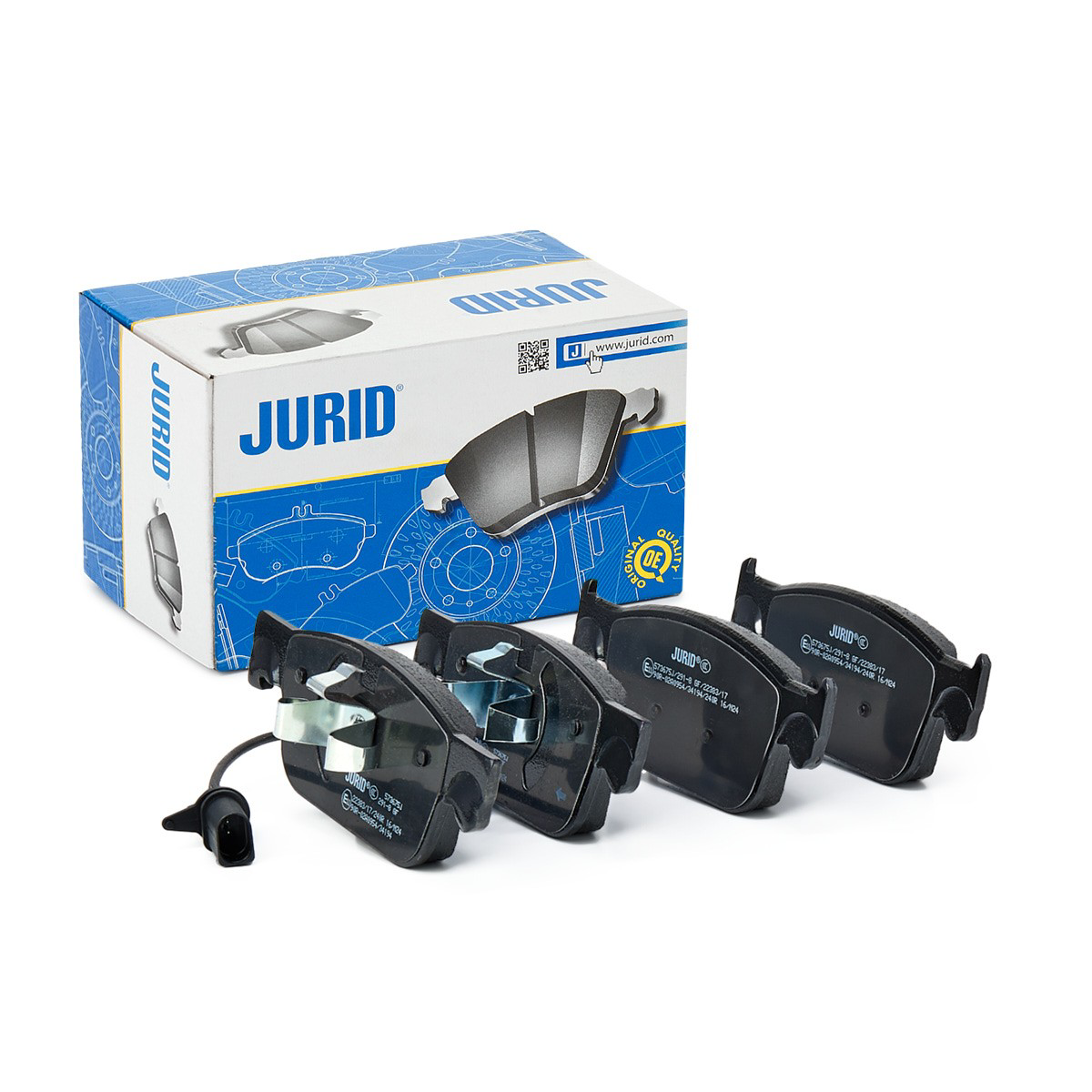 573675J Jurid/Bendix Колодки передние