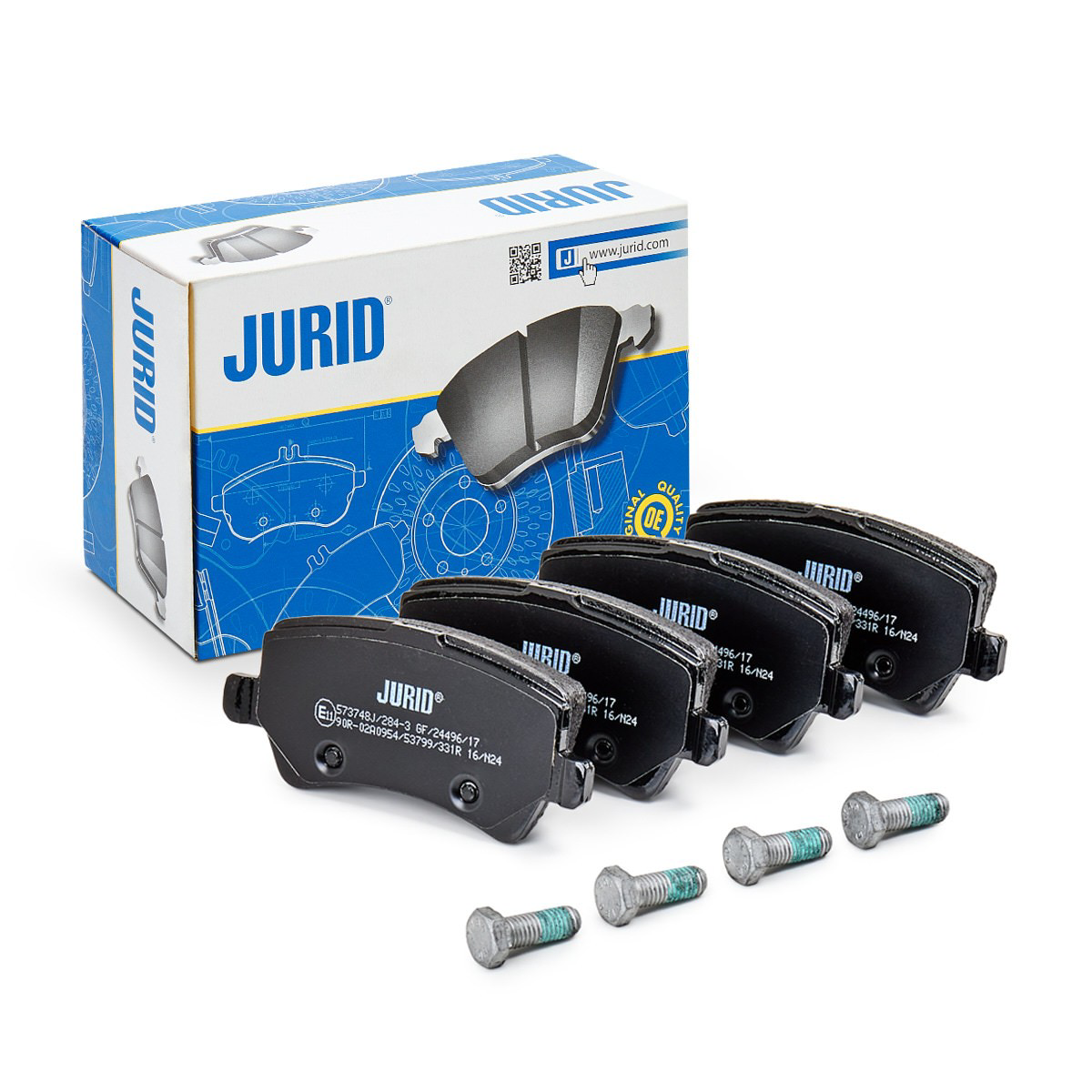 Колодки дисковые  Jurid/Bendix 573748J цена, от 33.54 USD
