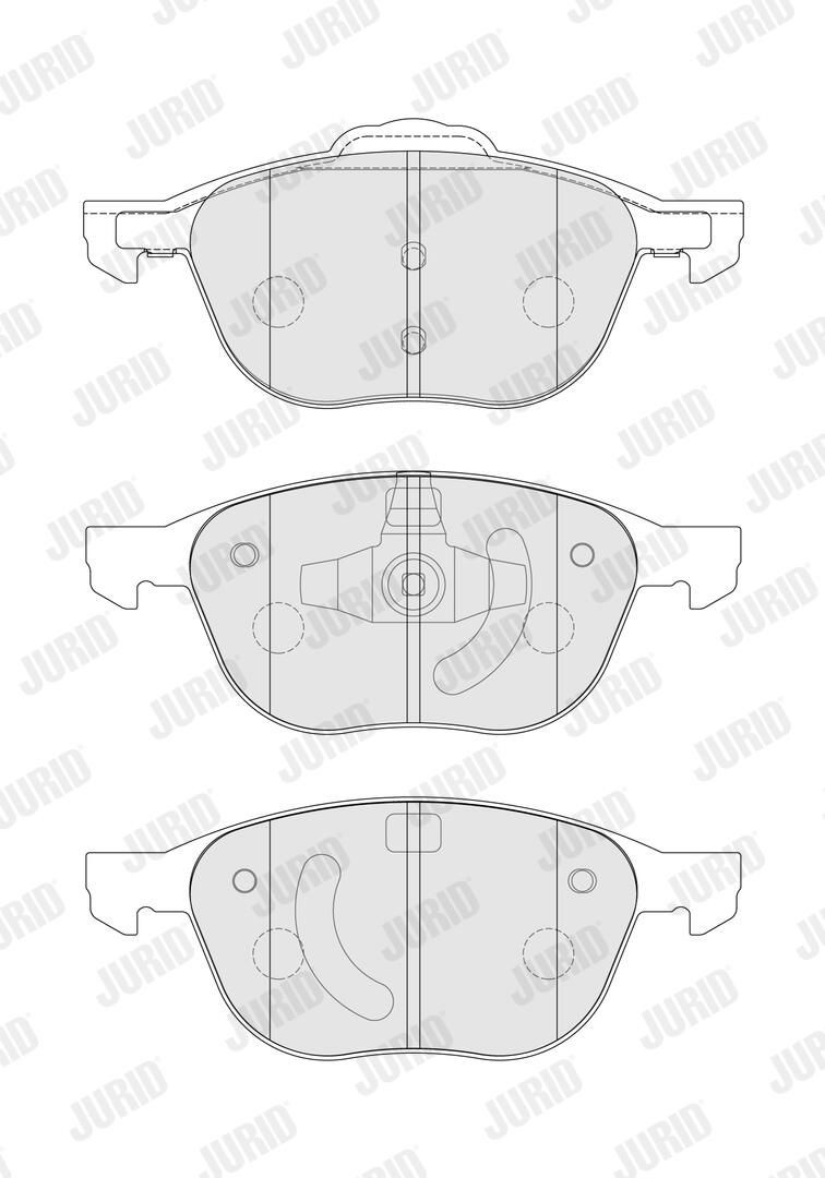 Колодки Jurid/Bendix 573753J цена, от 27.71 USD