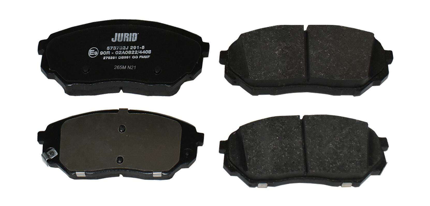 573782J Jurid/Bendix Колодки передние
