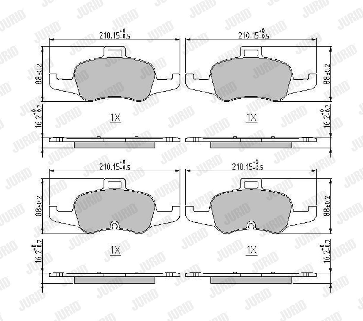 Колодки Jurid/Bendix 573786J цена, от 70.64 USD