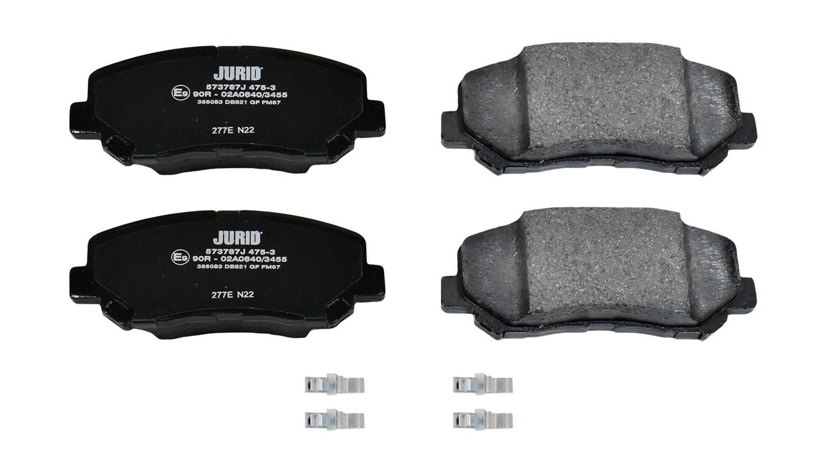 573787J Jurid/Bendix Колодки передние