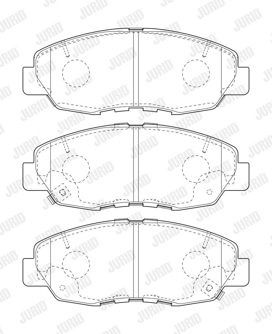 Колодки Jurid/Bendix 573807J цена, от 21.66 USD