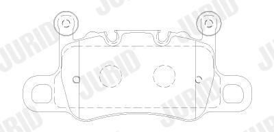 Колодки дисковые  Jurid/Bendix 573810J цена, от 96.26 USD