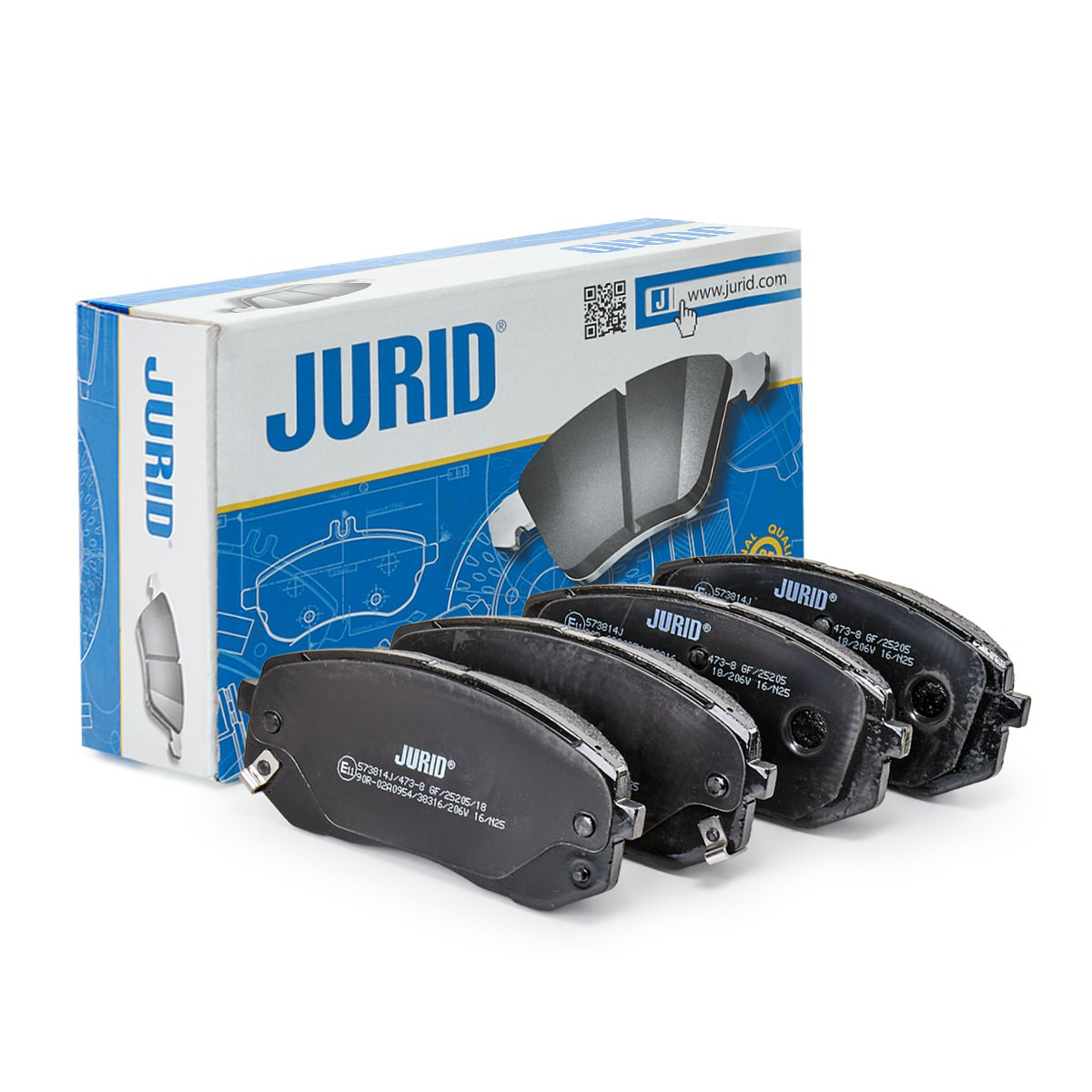 Купить 573814J Jurid/Bendix Колодки тормозные