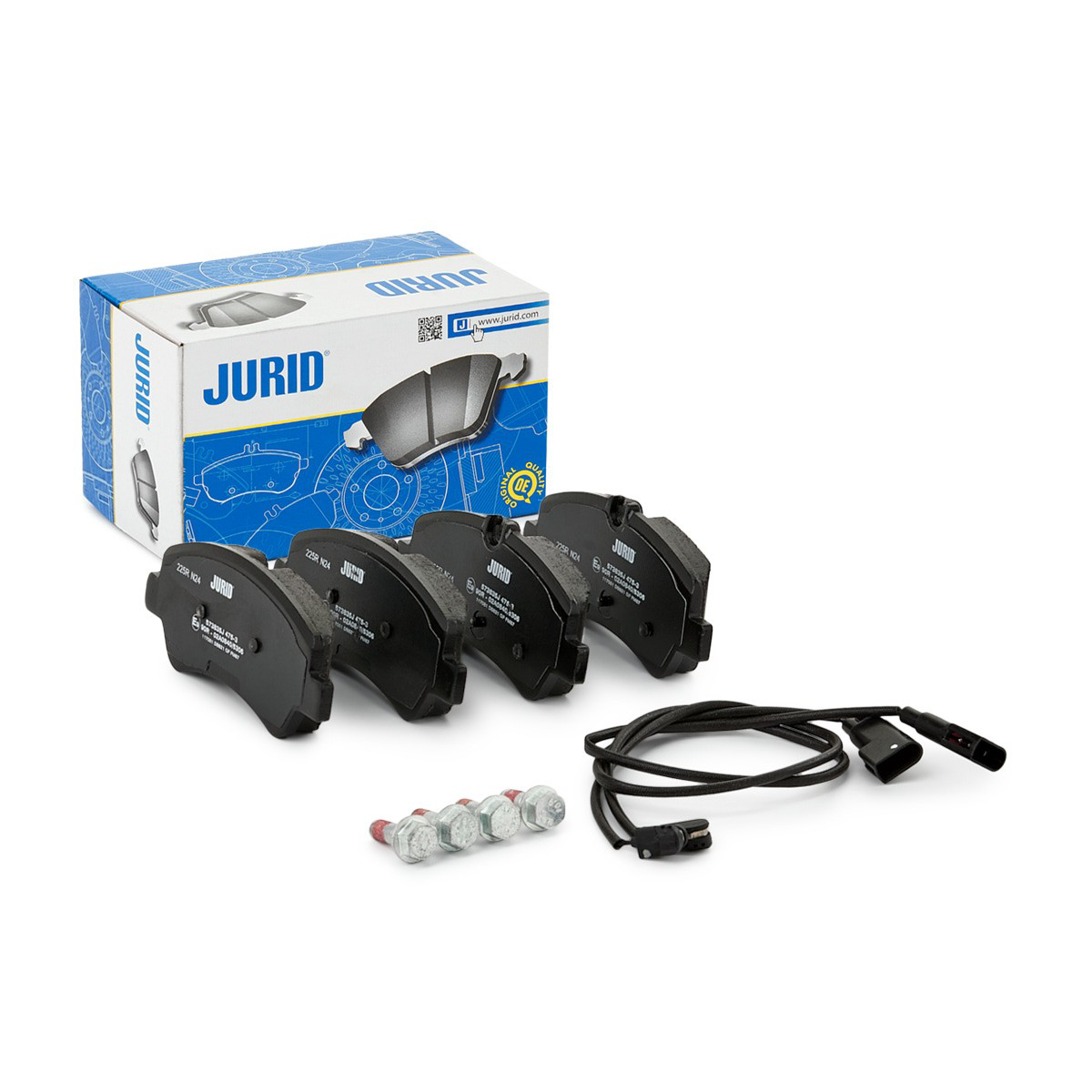 573835J Jurid/Bendix Колодки тормозные дисковые комплект