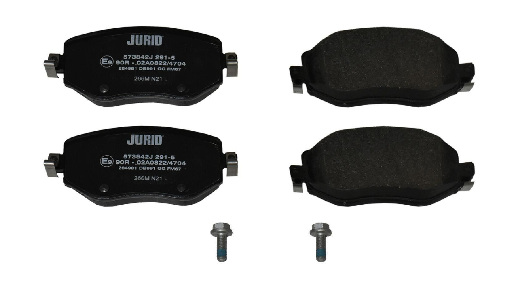 573842J Jurid/Bendix Колодки передние