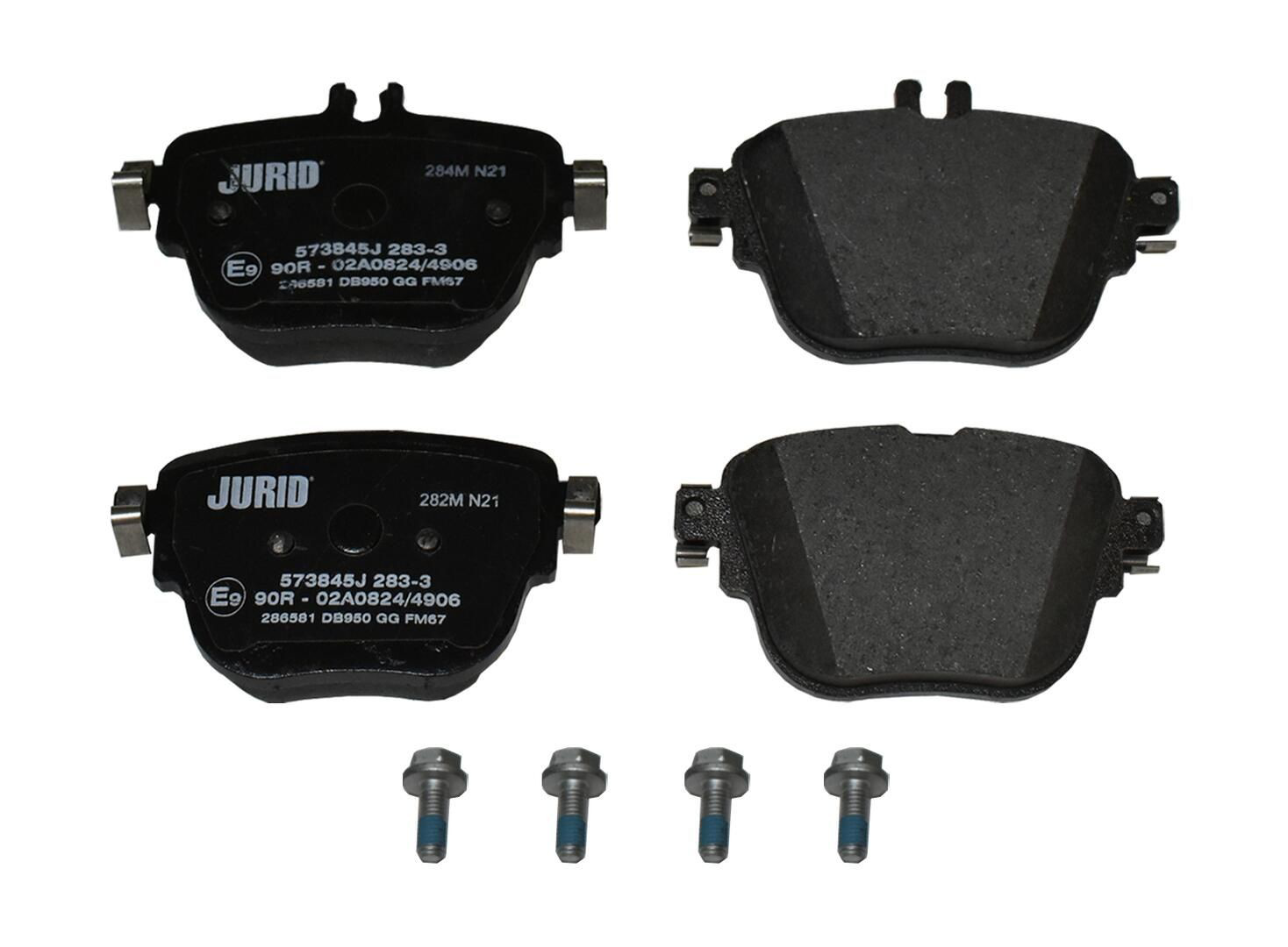 573845J Jurid/Bendix Колодки тормозные дисковые комплект