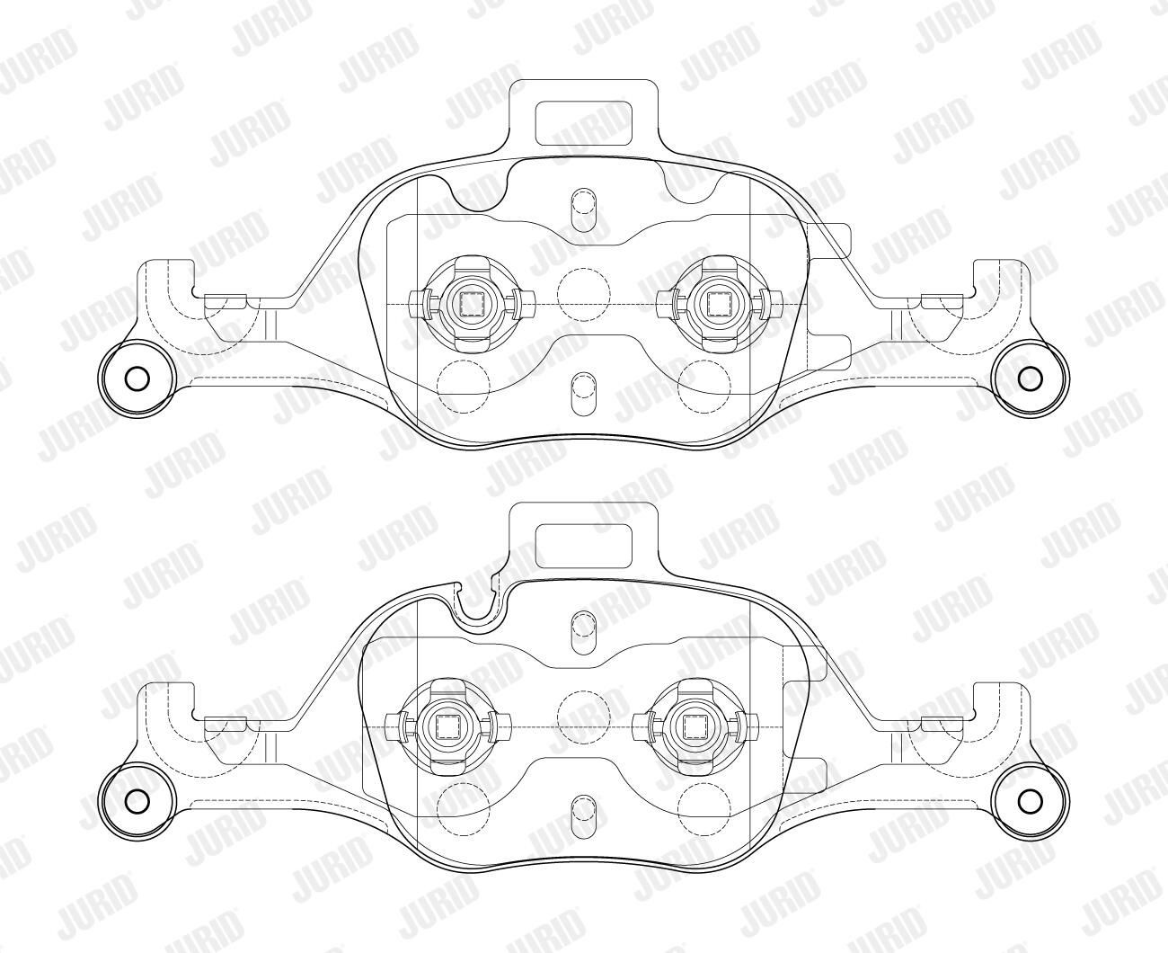 573856J Jurid/Bendix Колодки передние