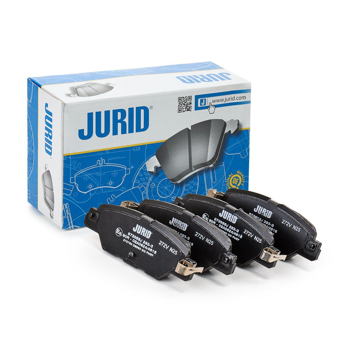 Колодки дисковые  Jurid/Bendix 573858J цена, от 31.64 USD